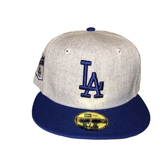 New Era Los Angeles Dodgers 59FIFTY Fitted Hat Cap Size 7 1/2 - Picture 1 of 5